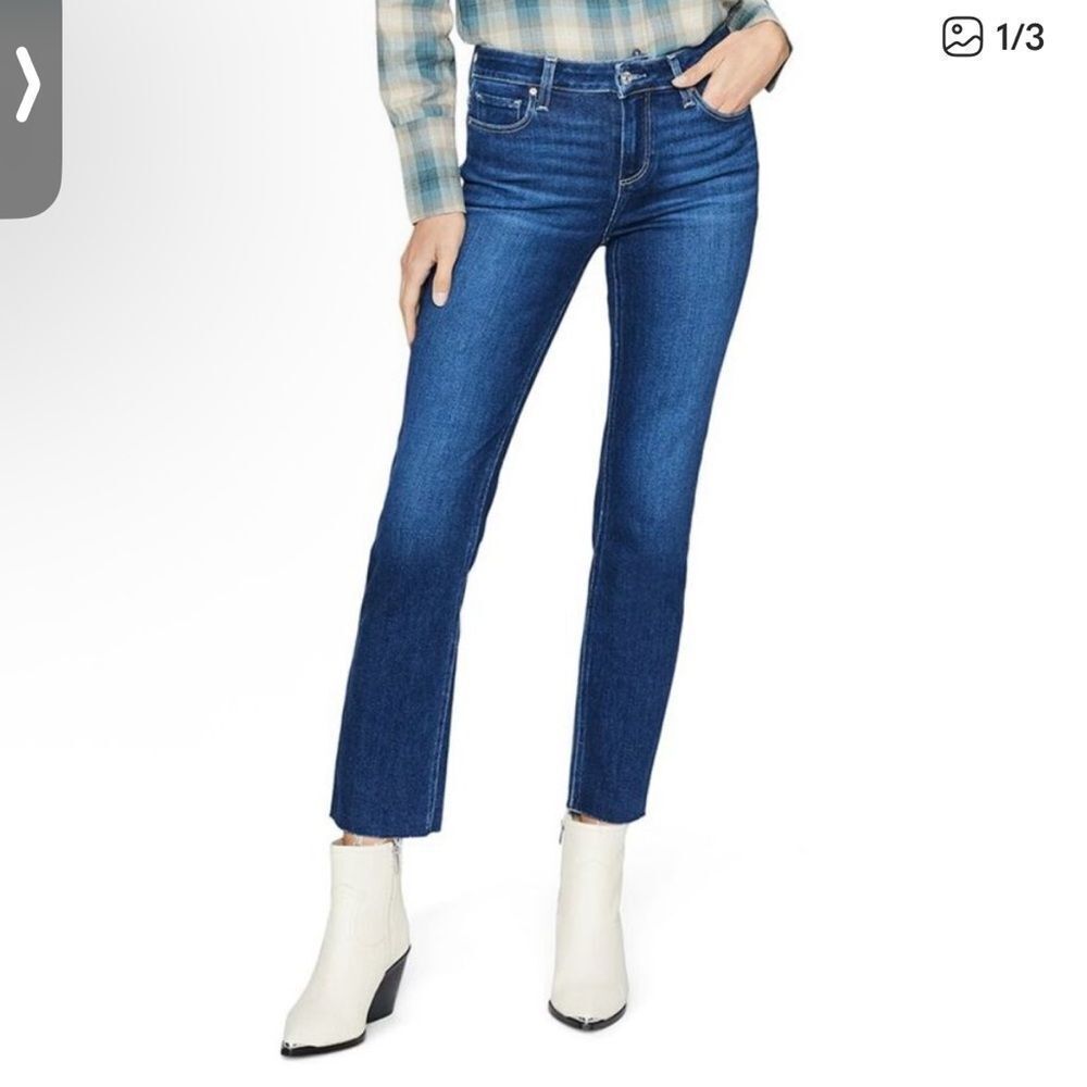 PAIGE Amber Dream Weaver Straight Leg‎ Jeans Sz. 25”